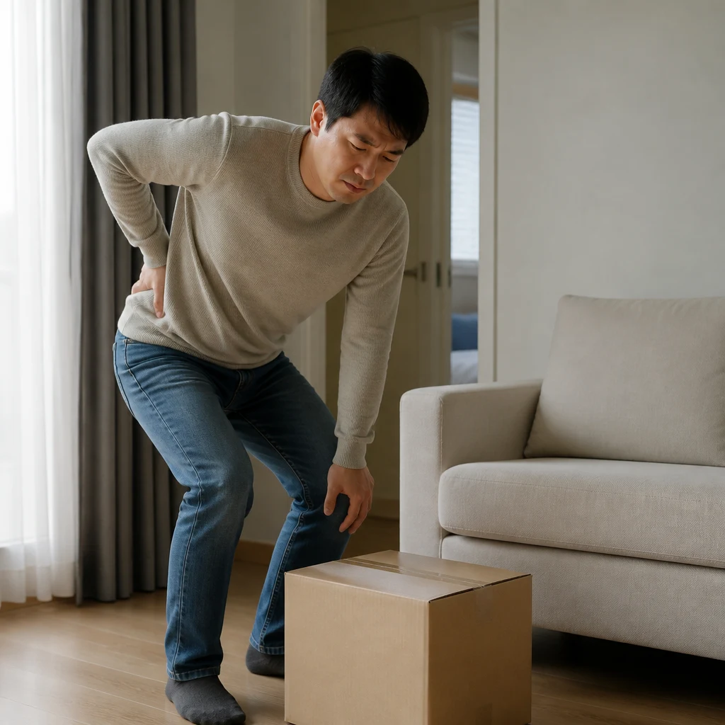 허리 통증의 원인과 근육긴장 이미지 1