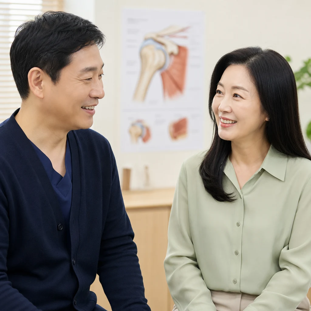 오십견 주사치료와 운동 병행, 효과 비교